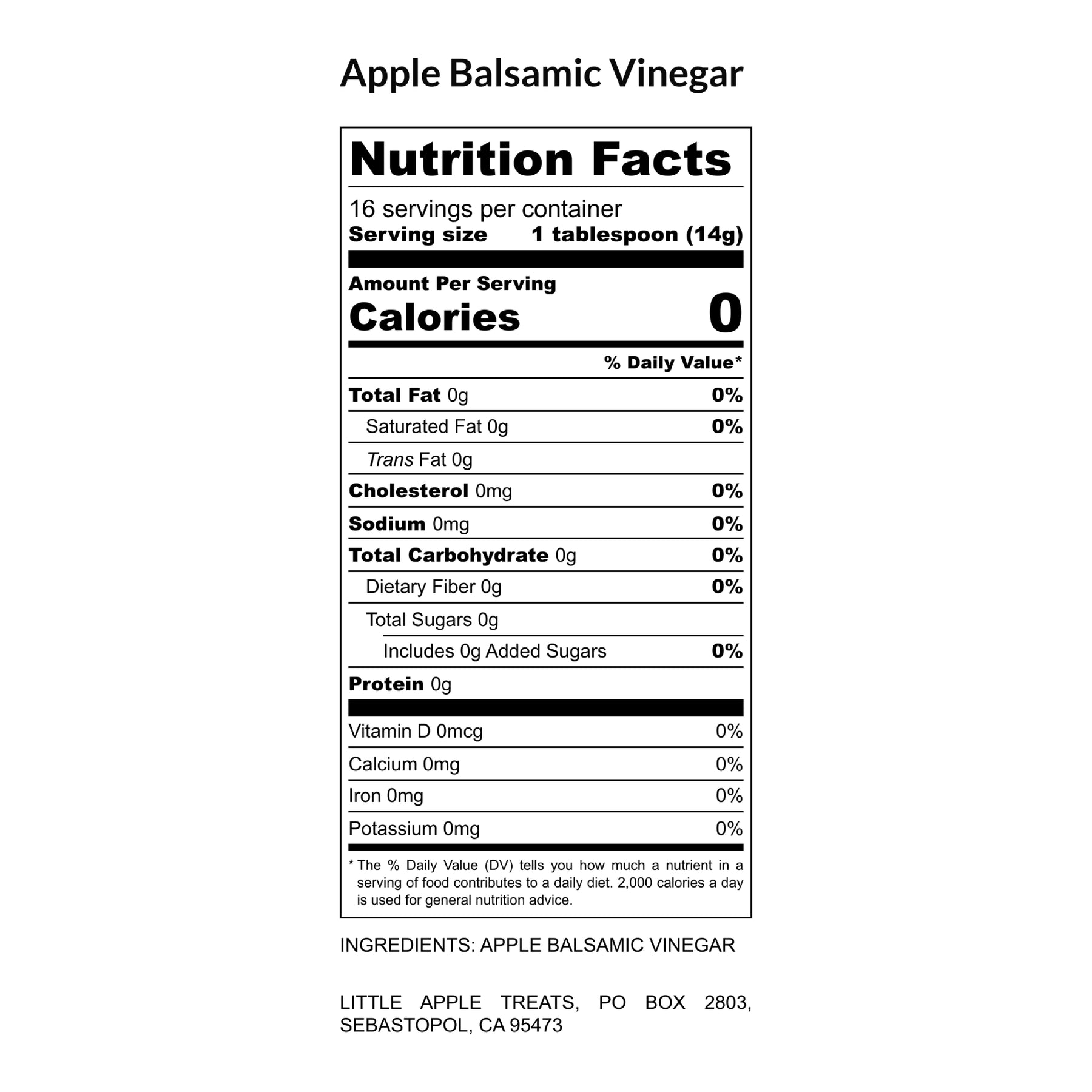 Slow-aged, Orléans method Apple Balsamic Apple Cider vinegar aged 6 years in French Oak