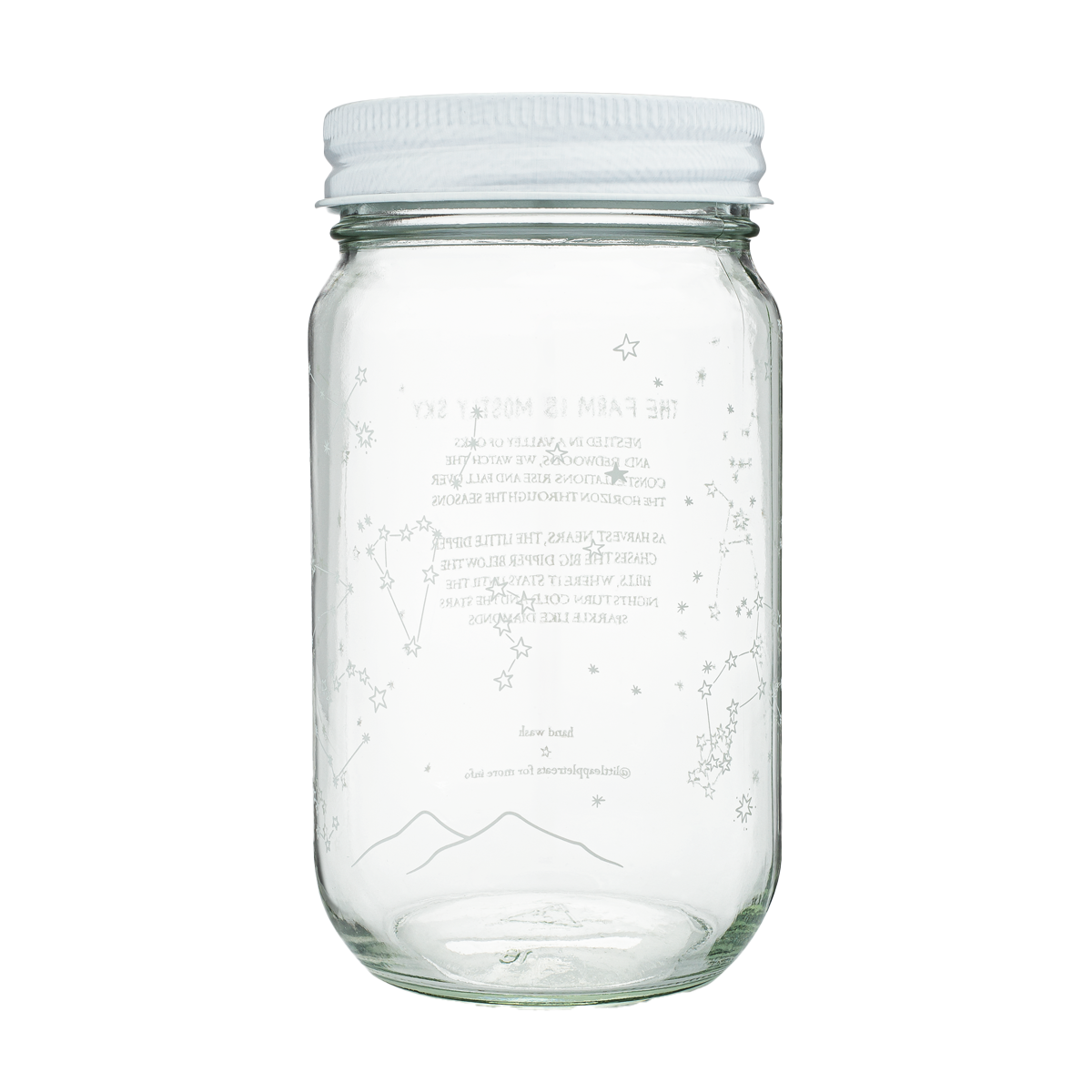 Limited Edition Cocktail Jars: The Farm Is Mostly Sky- Little Apple Treats