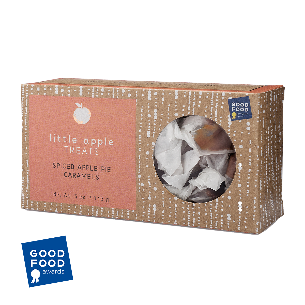 Spiced Apple Pie Apple Cider Caramels Box-Little Apple Treats