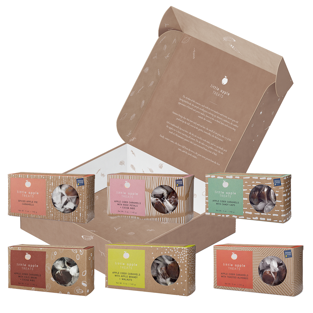 Apple of My Eye - Caramel Gift Box-Little Apple Treats