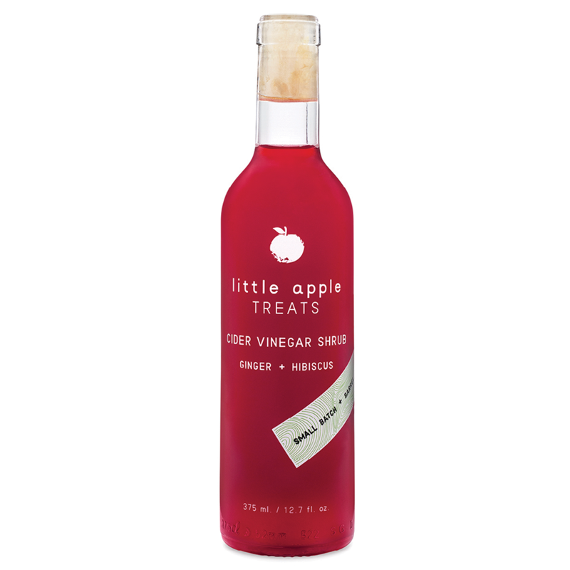 Ginger + Hibiscus Shrub-Shrub-Little Apple Treats