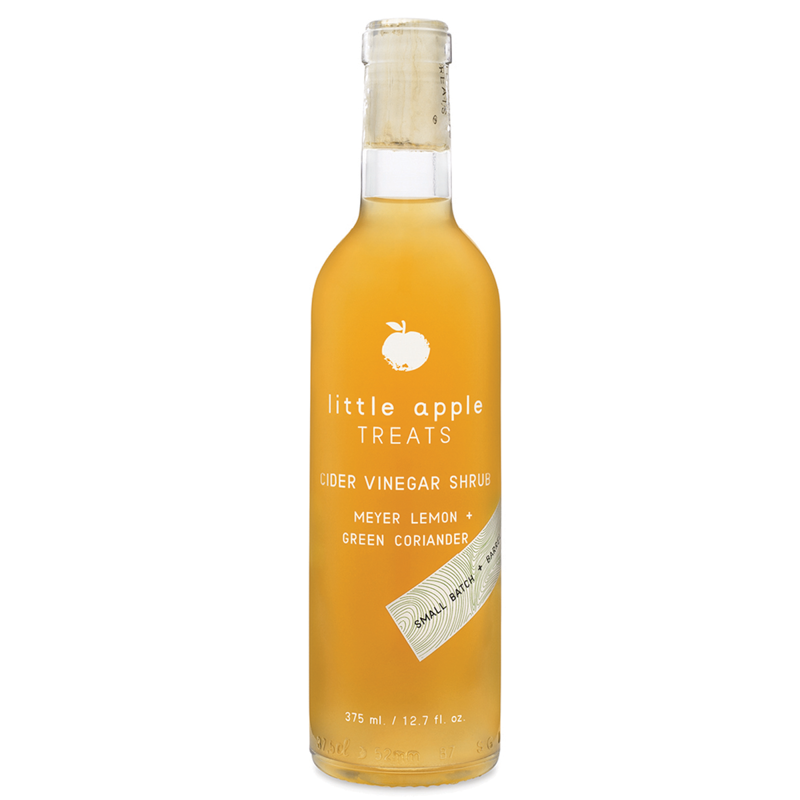 Meyer Lemon + Green Coriander Shrub-Little Apple Treats