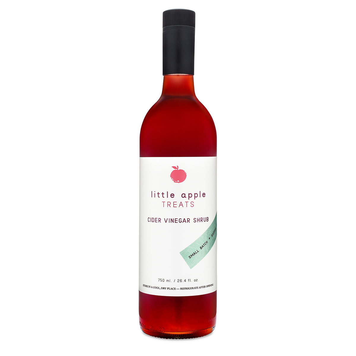 Super-Fan Size Ginger + Hibiscus Shrub-Little Apple Treats